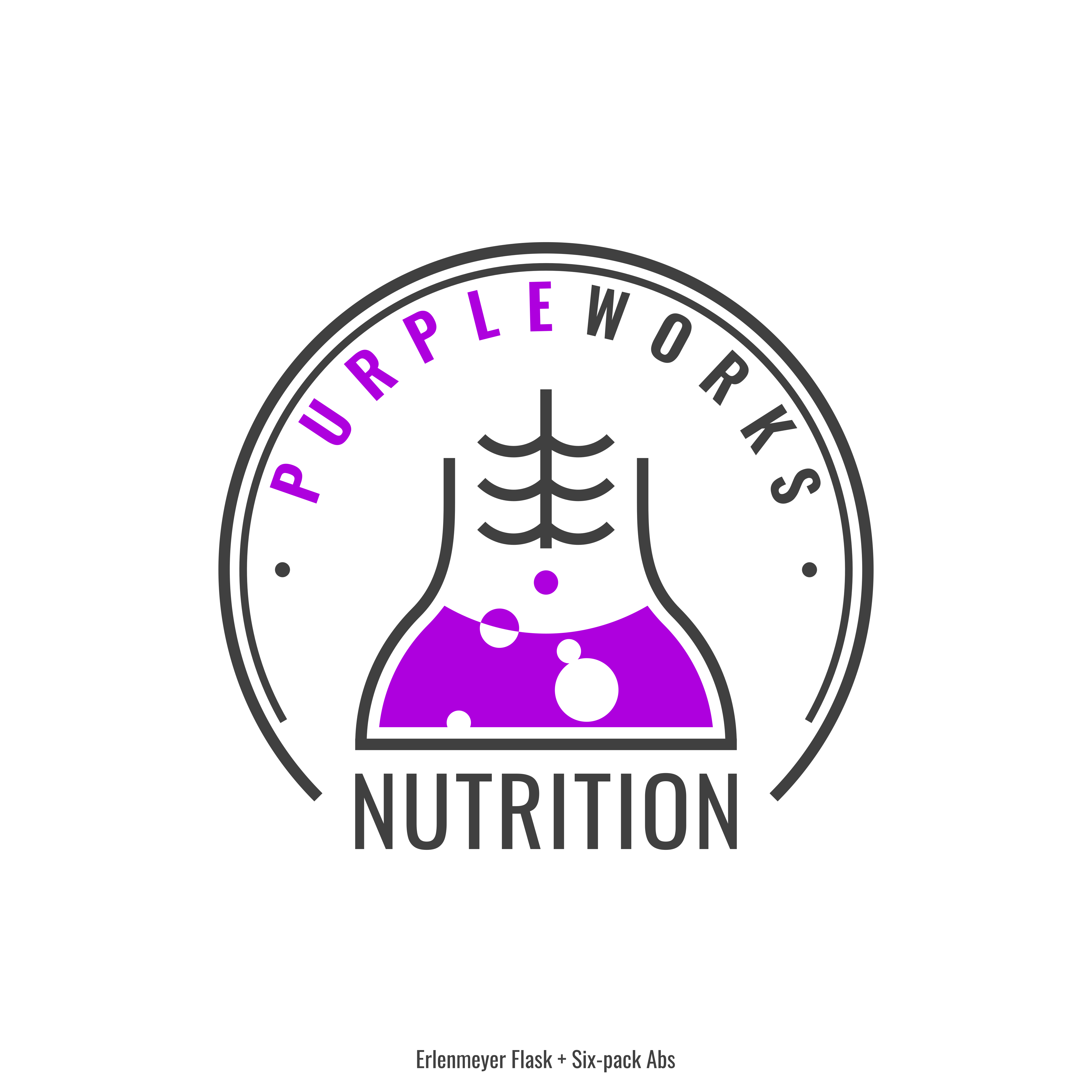 Logo Design by Sunilc for PurpleWorks Nutrition | Design #24806091