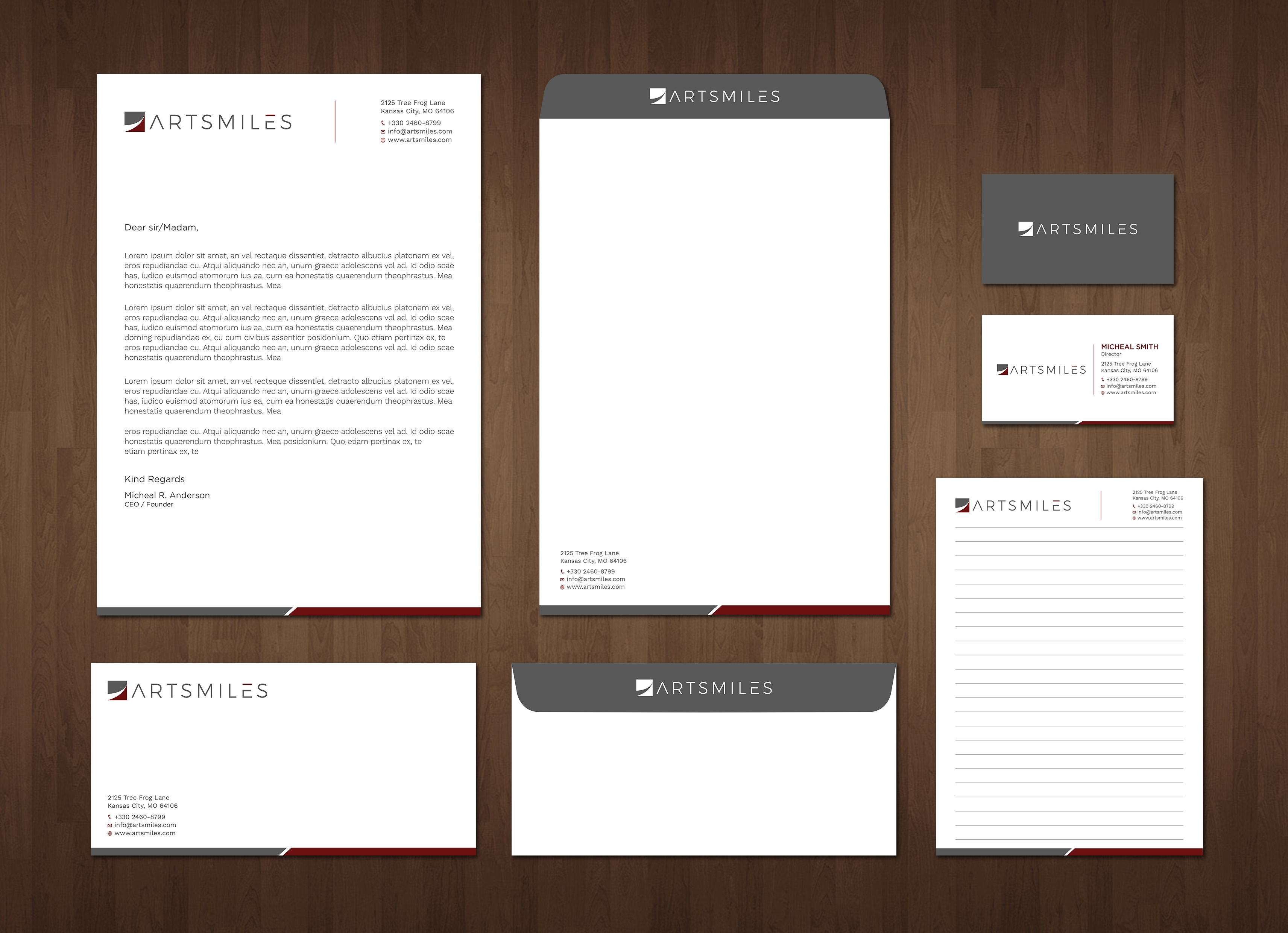 Stationery Design by Tripti Ranjan Gain for this project | Design #24778674