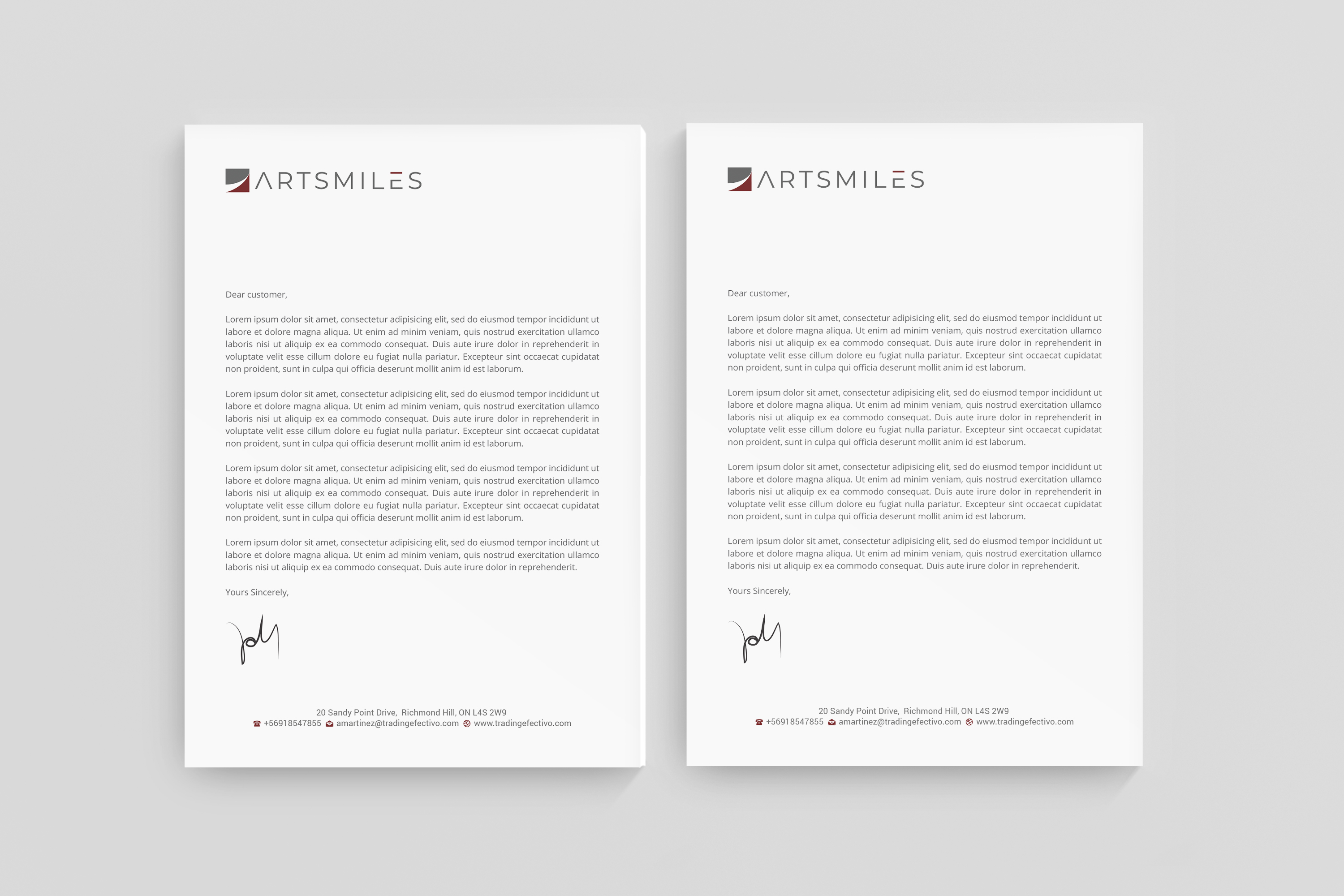 Stationery Design by R.design for this project | Design #24781085