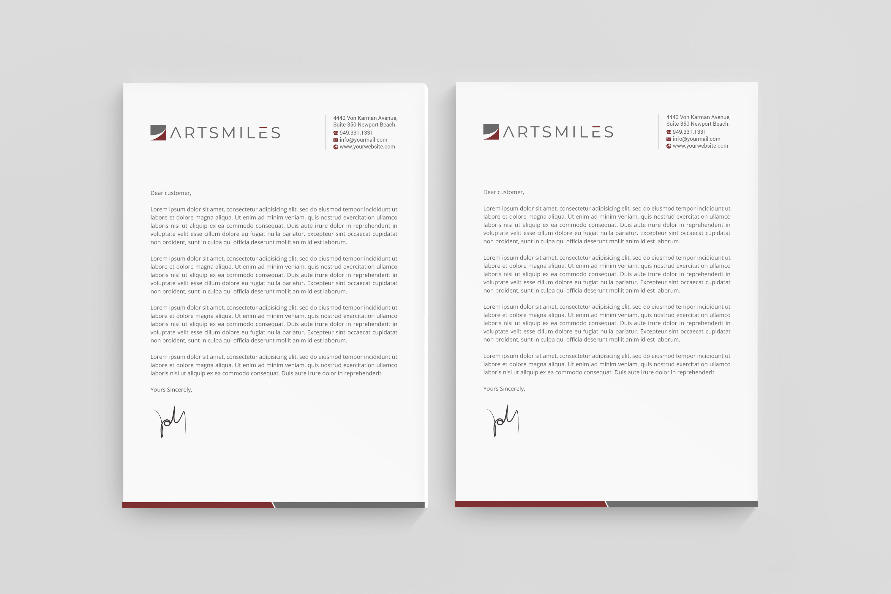 Stationery Design by R.design for this project | Design #24781093