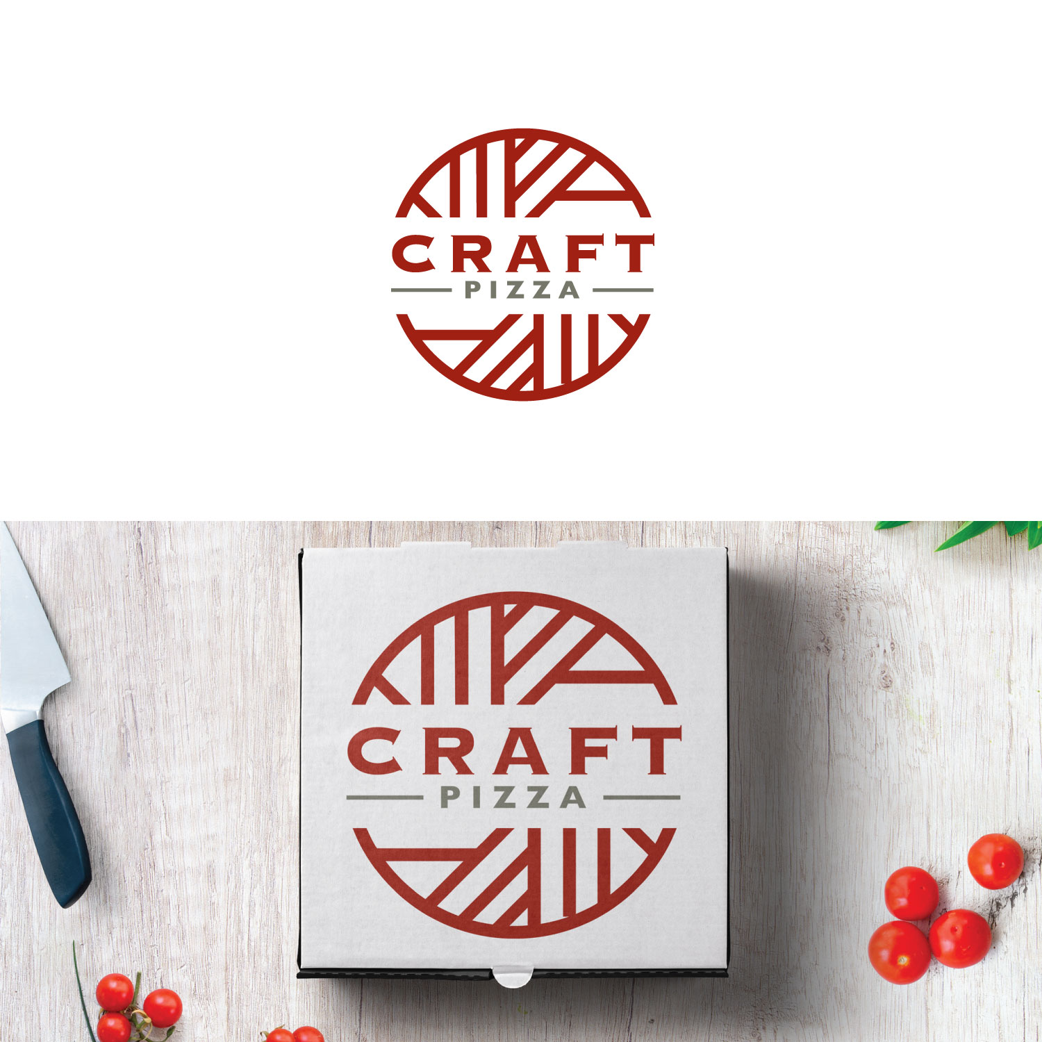 Logo Design by LogoToGoStudio for Craft Pizza | Design #24860536