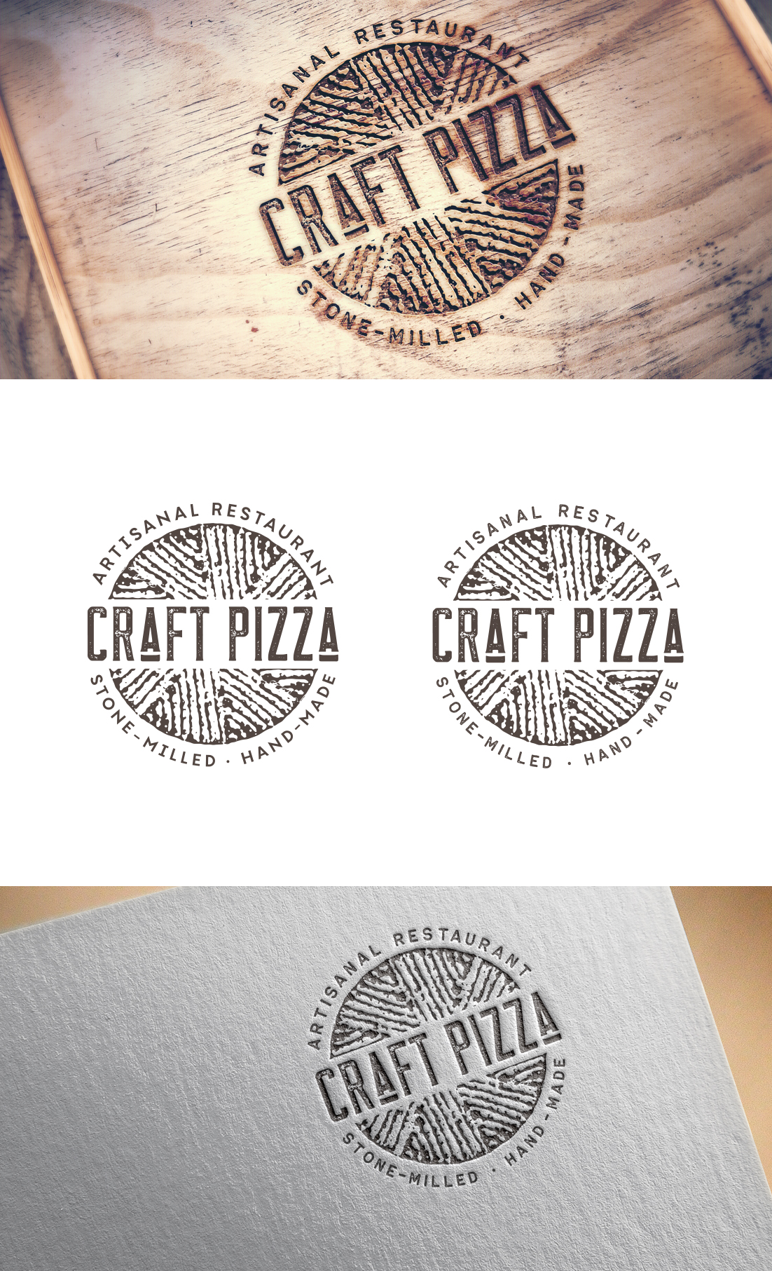 Diseño de Logo por GLDesigns para Craft Pizza | Diseño: #24874164