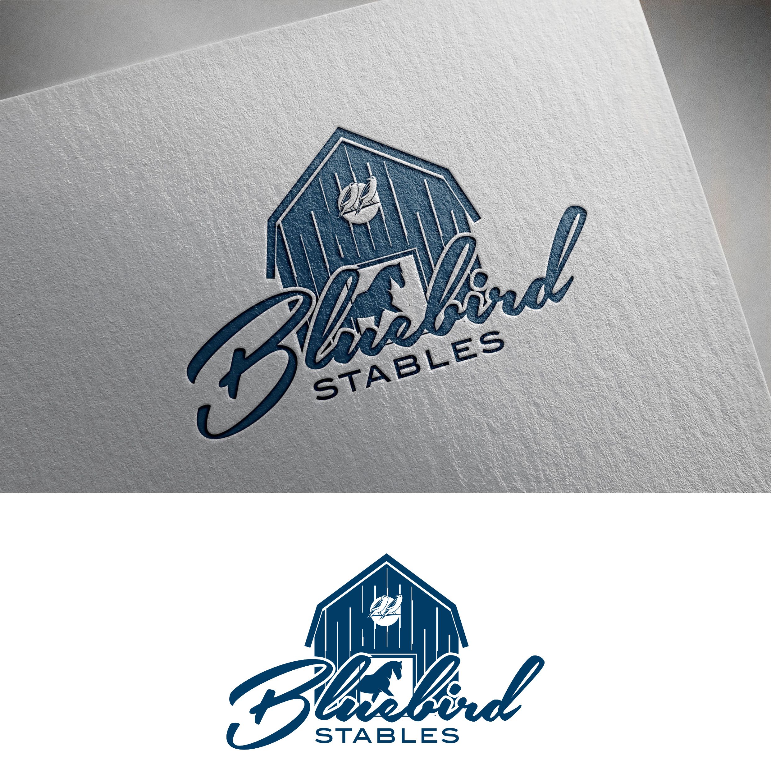 Logo Design by Jeferson HP for Bluebird Stables  | Design #24783415