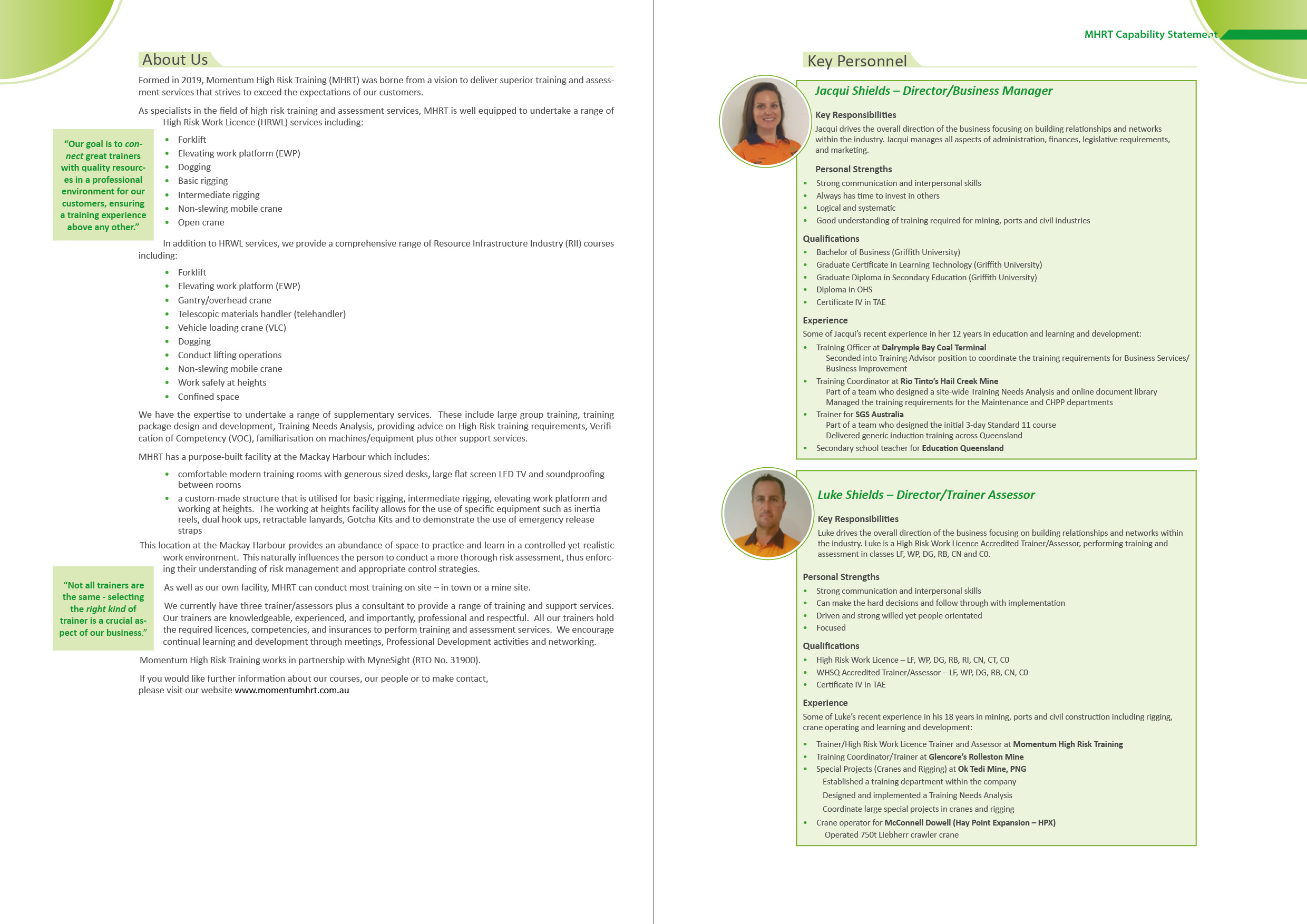 Graphic Design by Chandra for Momentum High Risk Training | Design #24826038