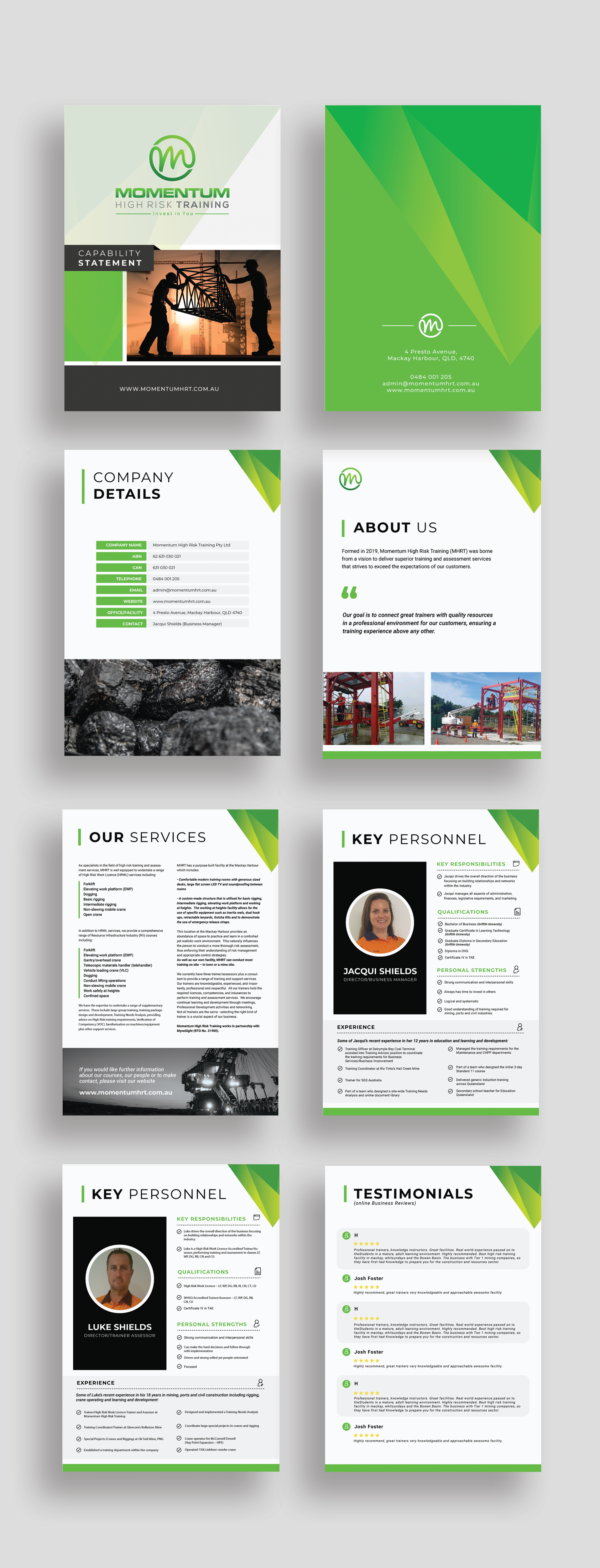 Graphic Design by JK18 for Momentum High Risk Training | Design #24813036