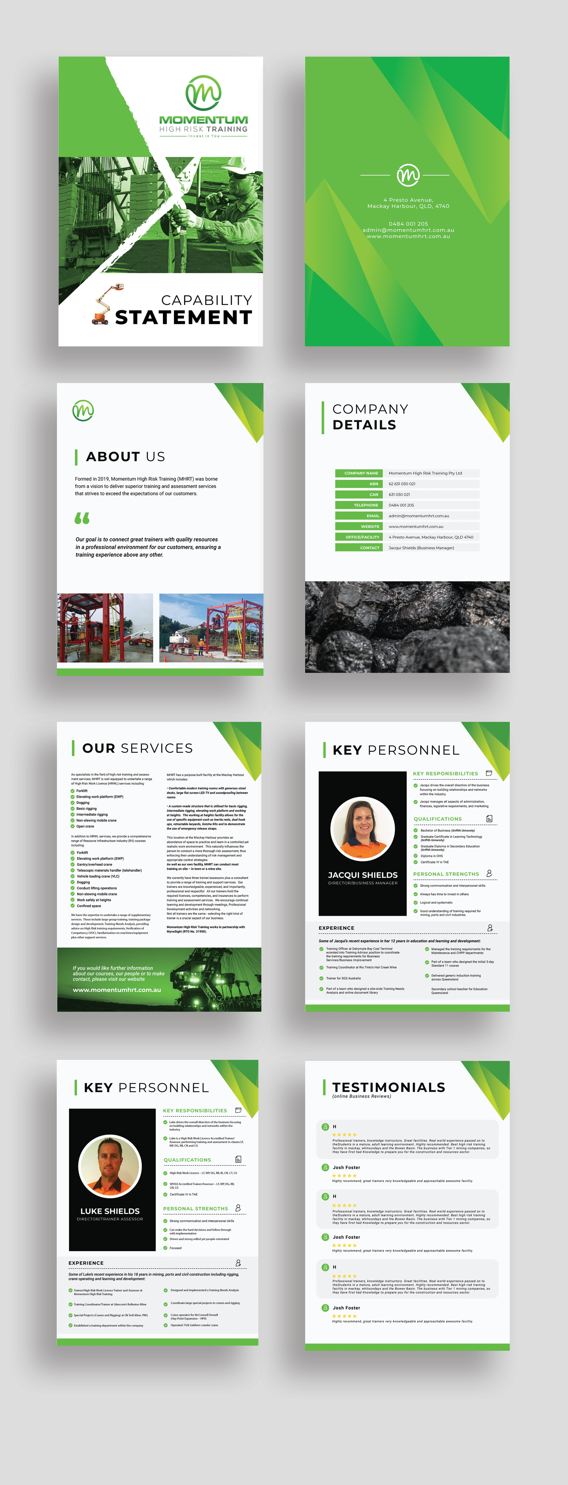 Graphic Design by JK18 for Momentum High Risk Training | Design #24827781
