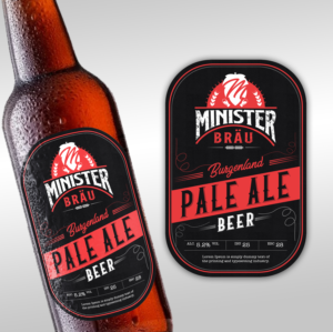 Ministerbrau - vom Feld in die Flasche (logo already designed) | Label Design by SAI DESIGNS