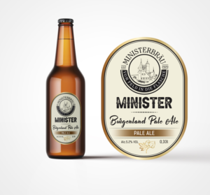 Ministerbrau - vom Feld in die Flasche (logo already designed) | Label Design by Krasimira Georgieva
