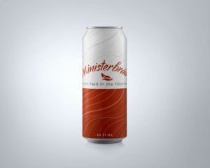 Ministerbrau - vom Feld in die Flasche (logo already designed) | Label Design by nafizrahat