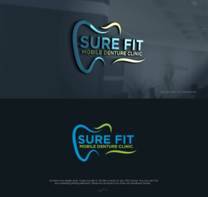 Sure Fit Mobile Denture Clinic | Logo Design by Mono.co