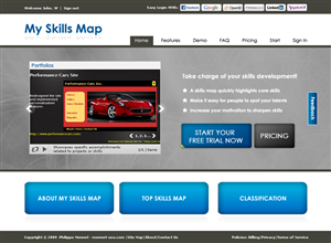 Web-Design von LogoDesigns.ae für MySkillsMap | Design: #65766