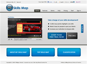 Web-Design von LogoDesigns.ae für MySkillsMap | Design: #66335