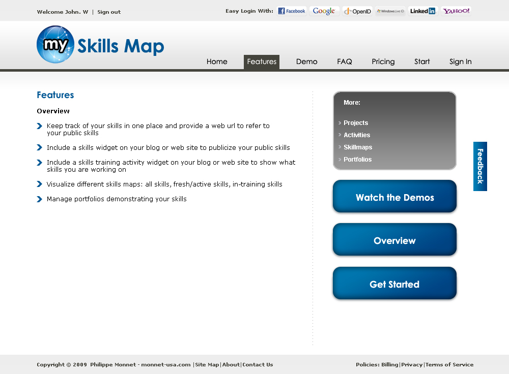 Web Design by LogoDesigns.ae for MySkillsMap | Design #66352