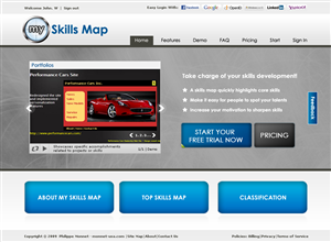 Web-Design von LogoDesigns.ae für MySkillsMap | Design: #66593