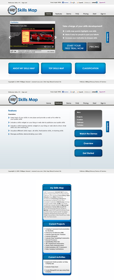 Web-Design von LogoDesigns.ae für MySkillsMap | Design: #66923