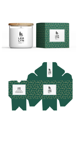 Leo and Lyn Candles Box | Packaging Design by Adeel Rahman