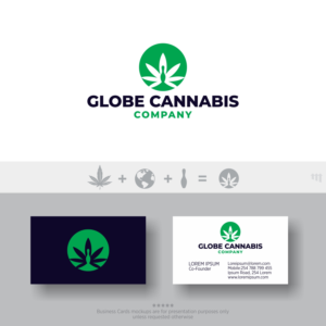 Logo-Design von MBARO für Globe Cannabis Company | Design #24814371