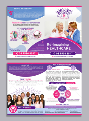 Bright Lily Healthcare- Aged Care and Community Services | Flyer Design by DA.