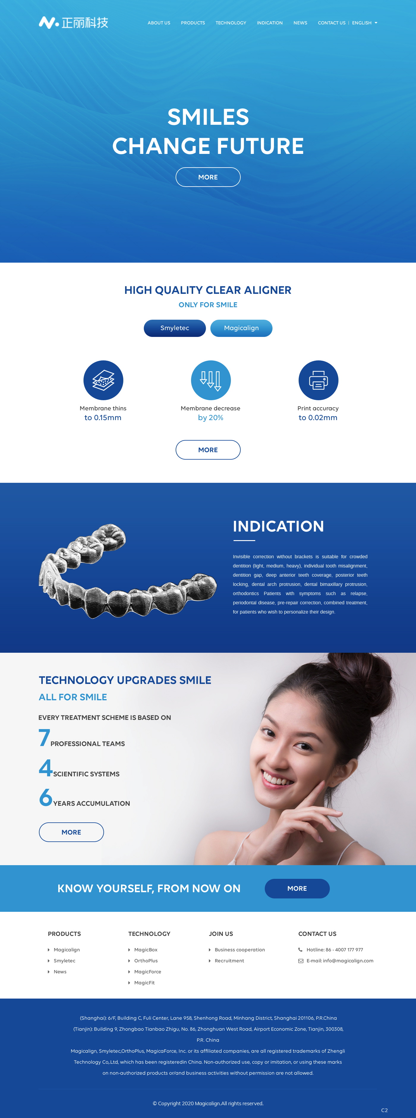 Web Design by pb for Magicalign | Design #24809113