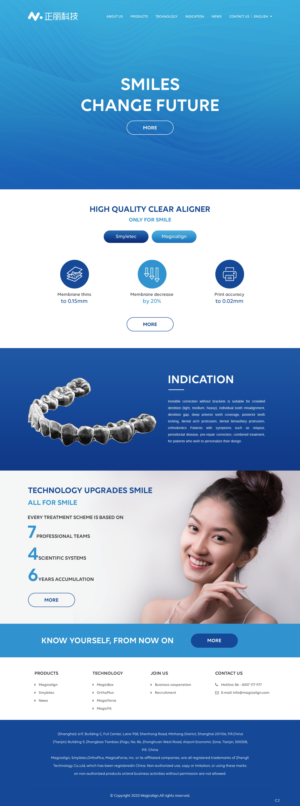 Web Design by pb for Magicalign | Design: #24809113
