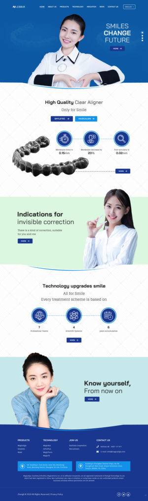 Web Design by pb for Magicalign | Design: #24809118