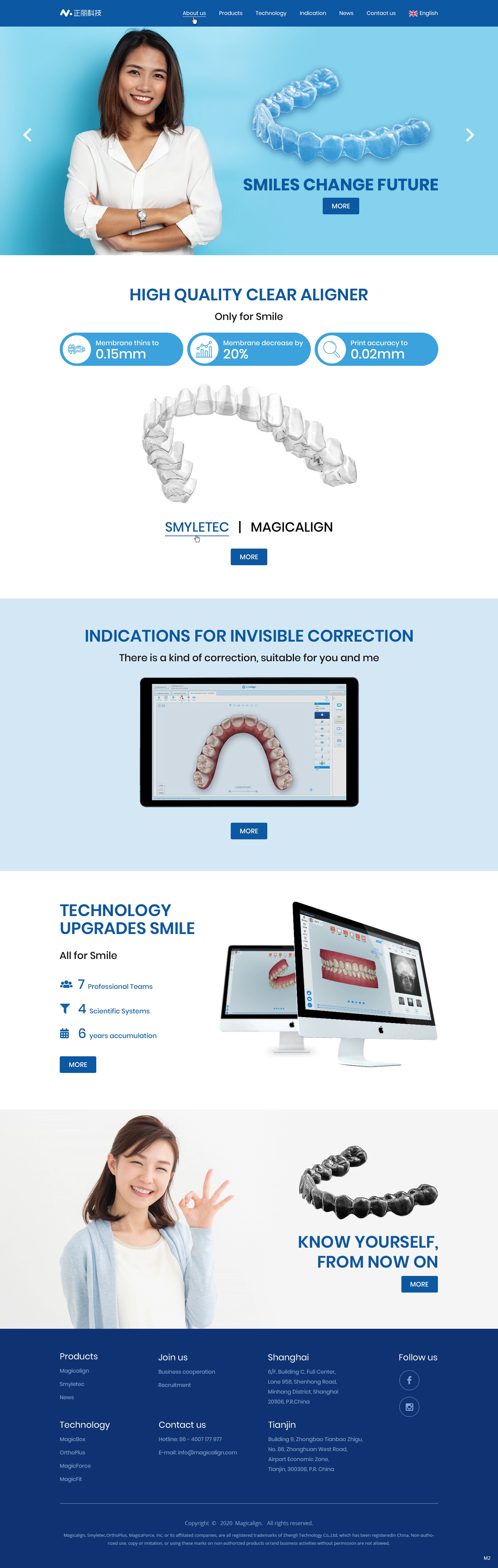 Web Design by pb for Magicalign | Design #24809133