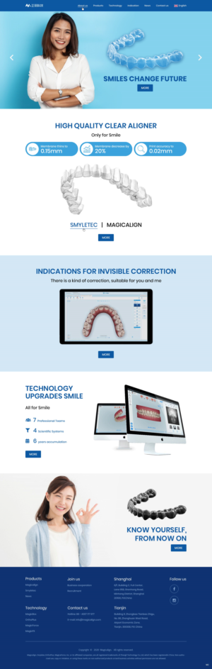 Web Design by pb for Magicalign | Design: #24809133