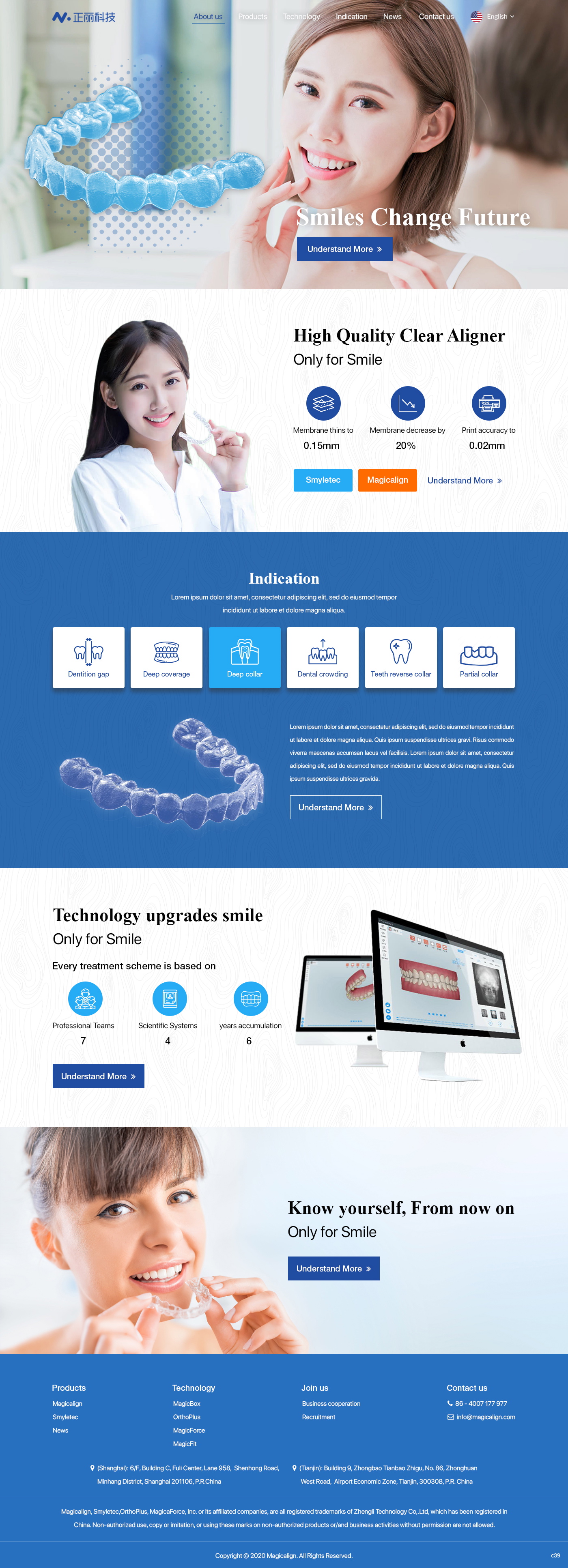 Web Design by pb for Magicalign | Design #24809135