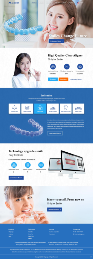 Web Design by pb for Magicalign | Design: #24809135