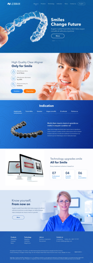 Web Design by pb for Magicalign | Design: #24809136
