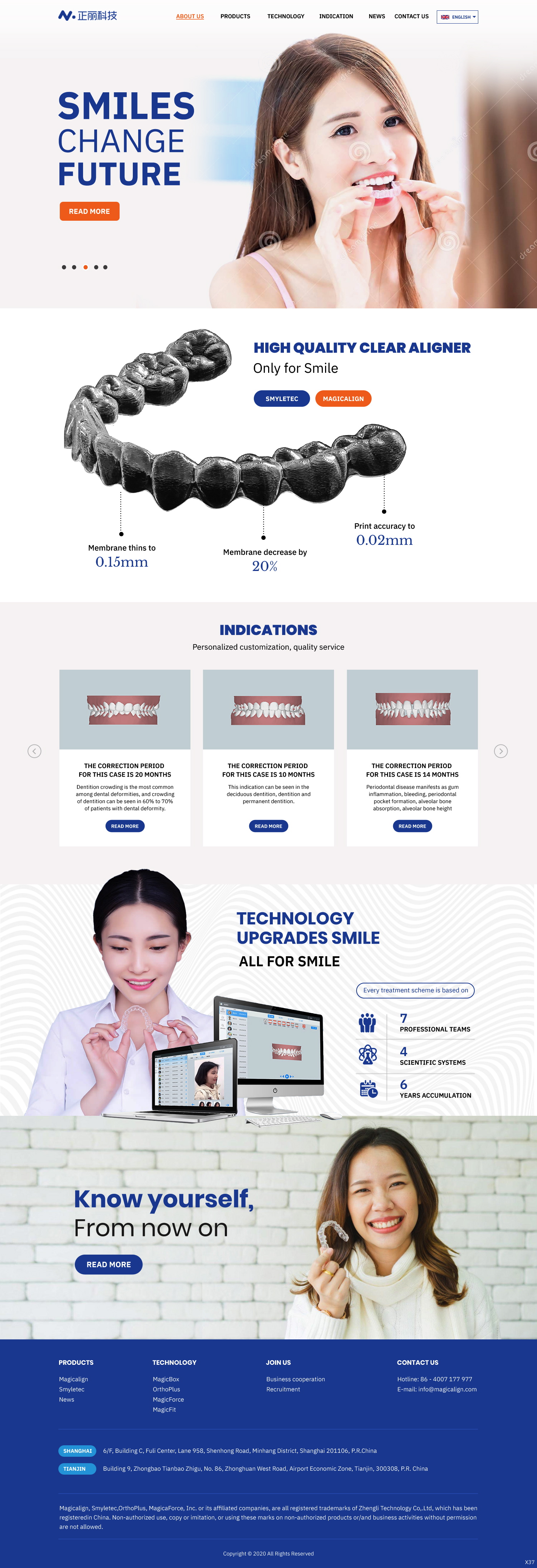 Web Design by pb for Magicalign | Design #24809140