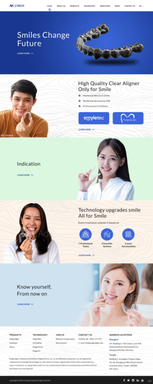 Web Design by pb for Magicalign | Design: #24817561
