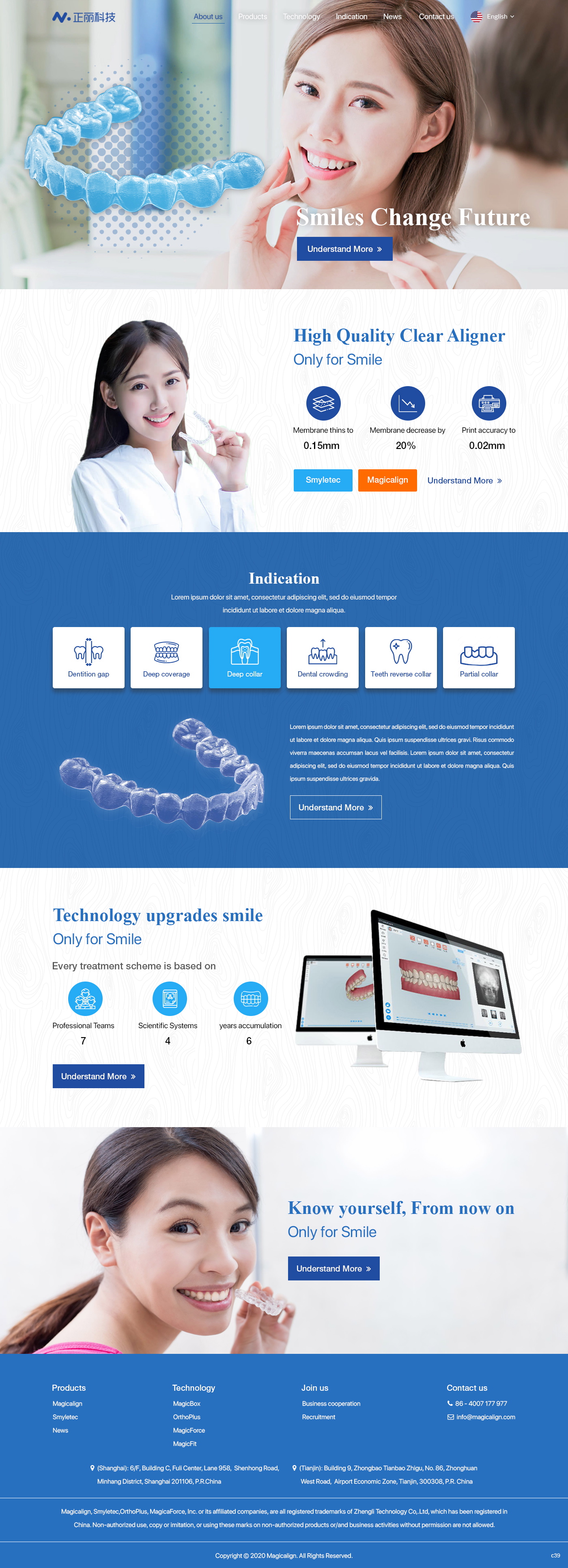 Web Design by pb for Magicalign | Design #24839740
