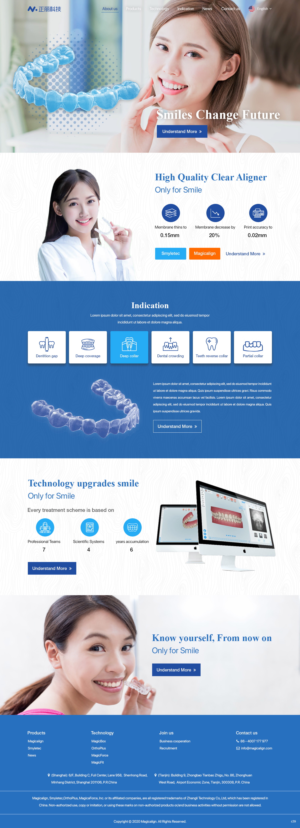 Web Design by pb for Magicalign | Design: #24839740