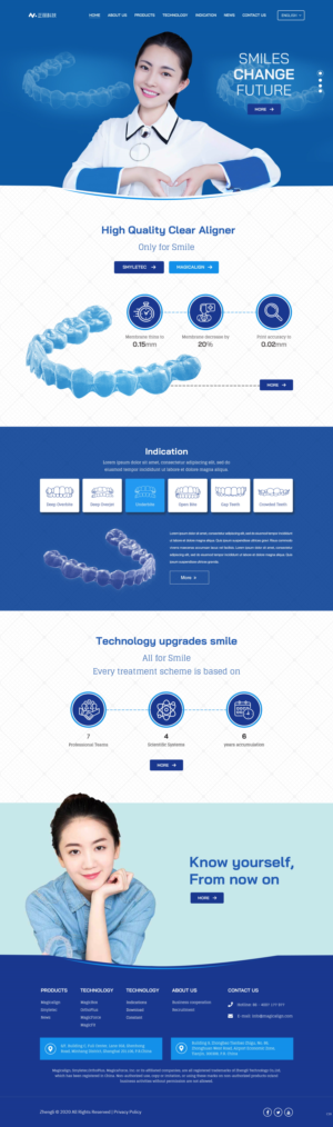 Web Design by pb for Magicalign | Design: #24857674
