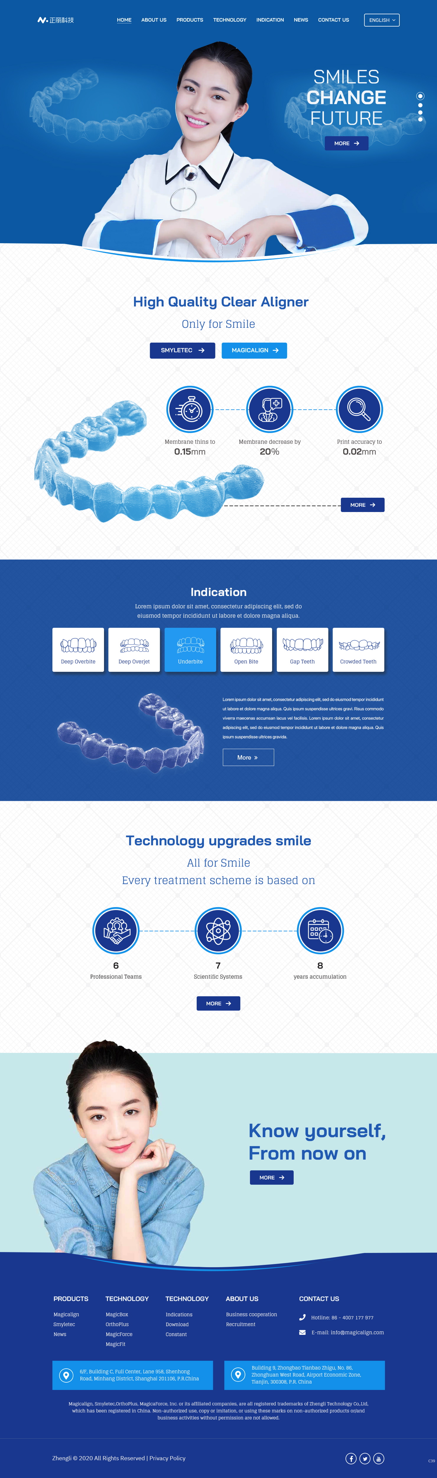 Web Design by pb for Magicalign | Design #24866374