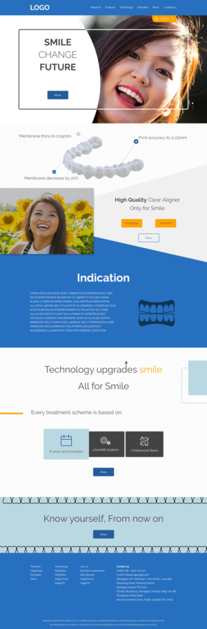 Web Design by MEC for Magicalign | Design #24800625