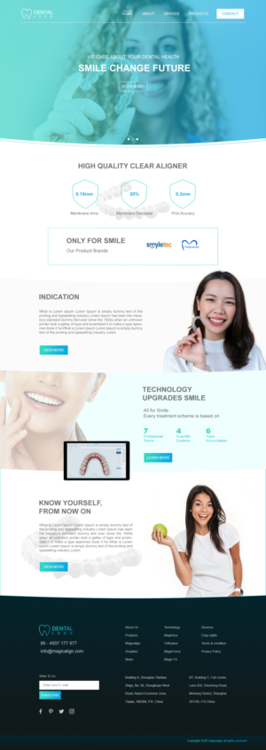 Web Design by Creative Slices for Magicalign | Design: #24824615