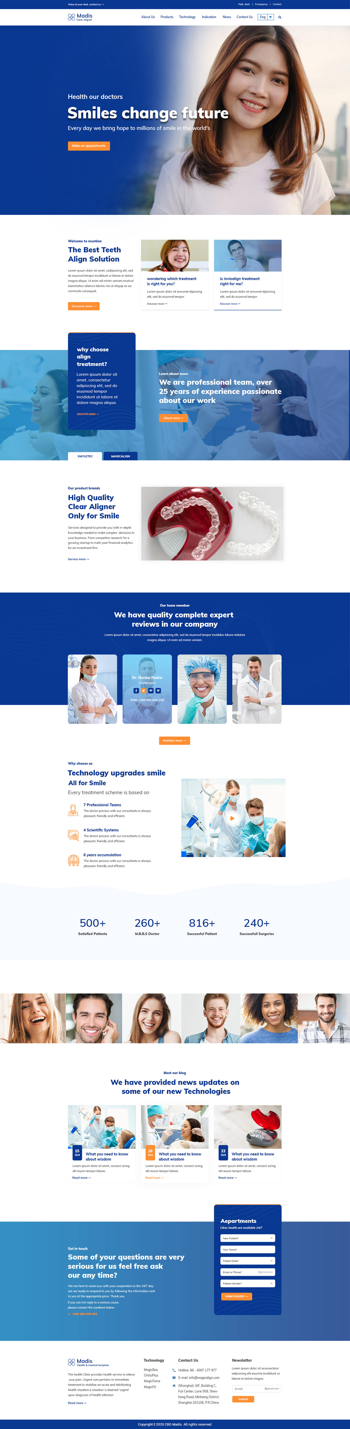 Web Design by Creative Slices for Magicalign | Design #24834538