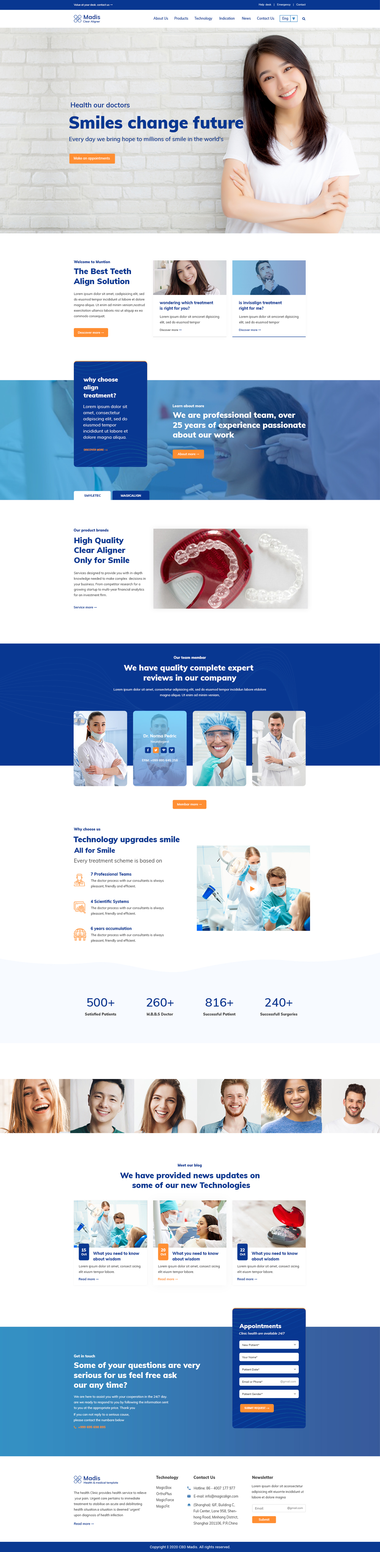 Web Design by Creative Slices for Magicalign | Design #24902548
