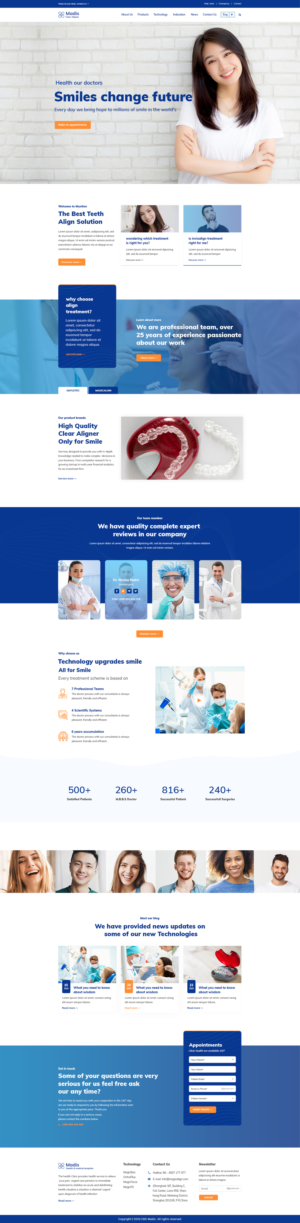 Web Design by Creative Slices for Magicalign | Design #24902548