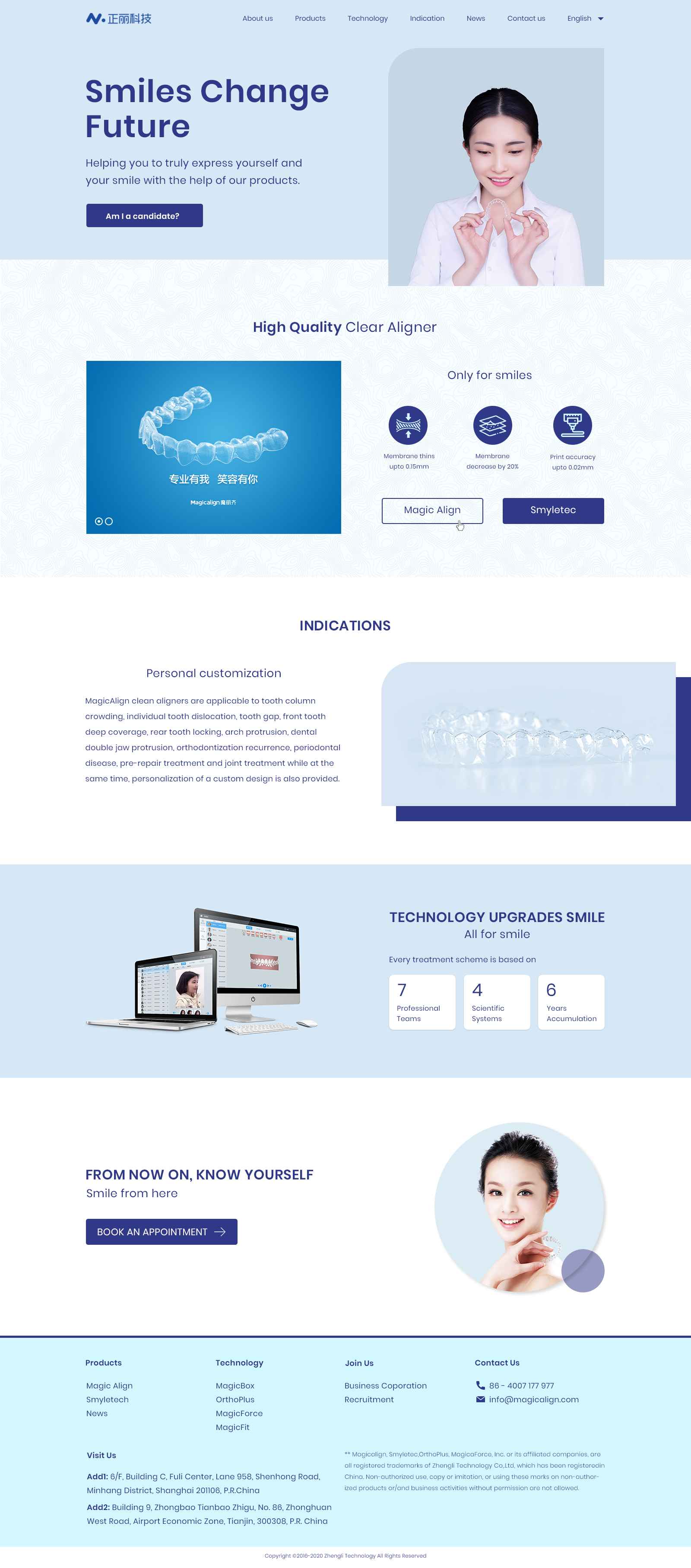 Web Design by ArtyDesigns for Magicalign | Design #24799301
