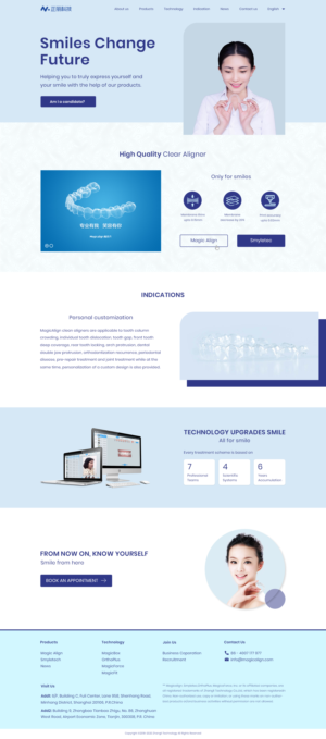 Web Design by ArtyDesigns for Magicalign | Design: #24799301