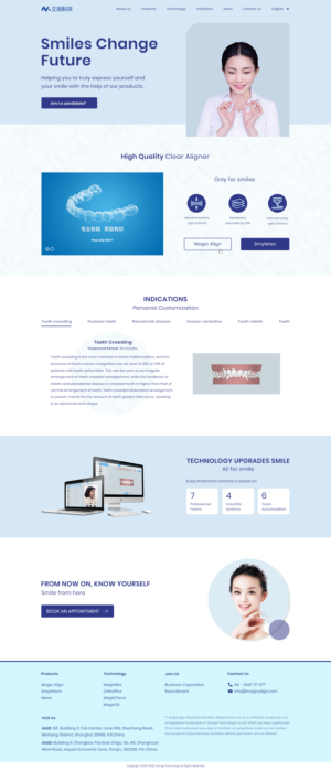 Web Design by ArtyDesigns for Magicalign | Design: #24814973