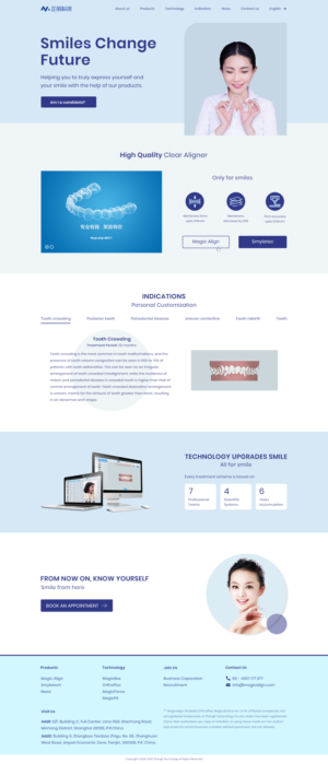 Web Design by ArtyDesigns for Magicalign | Design: #24824422