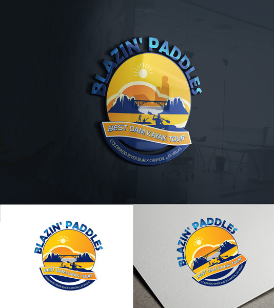 Logo Design by Wonderful design for Blazin' Paddles | Design #24799502