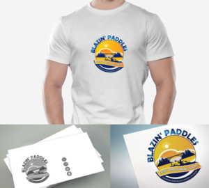 Logo Design by Wonderful design for Blazin' Paddles | Design: #24800756