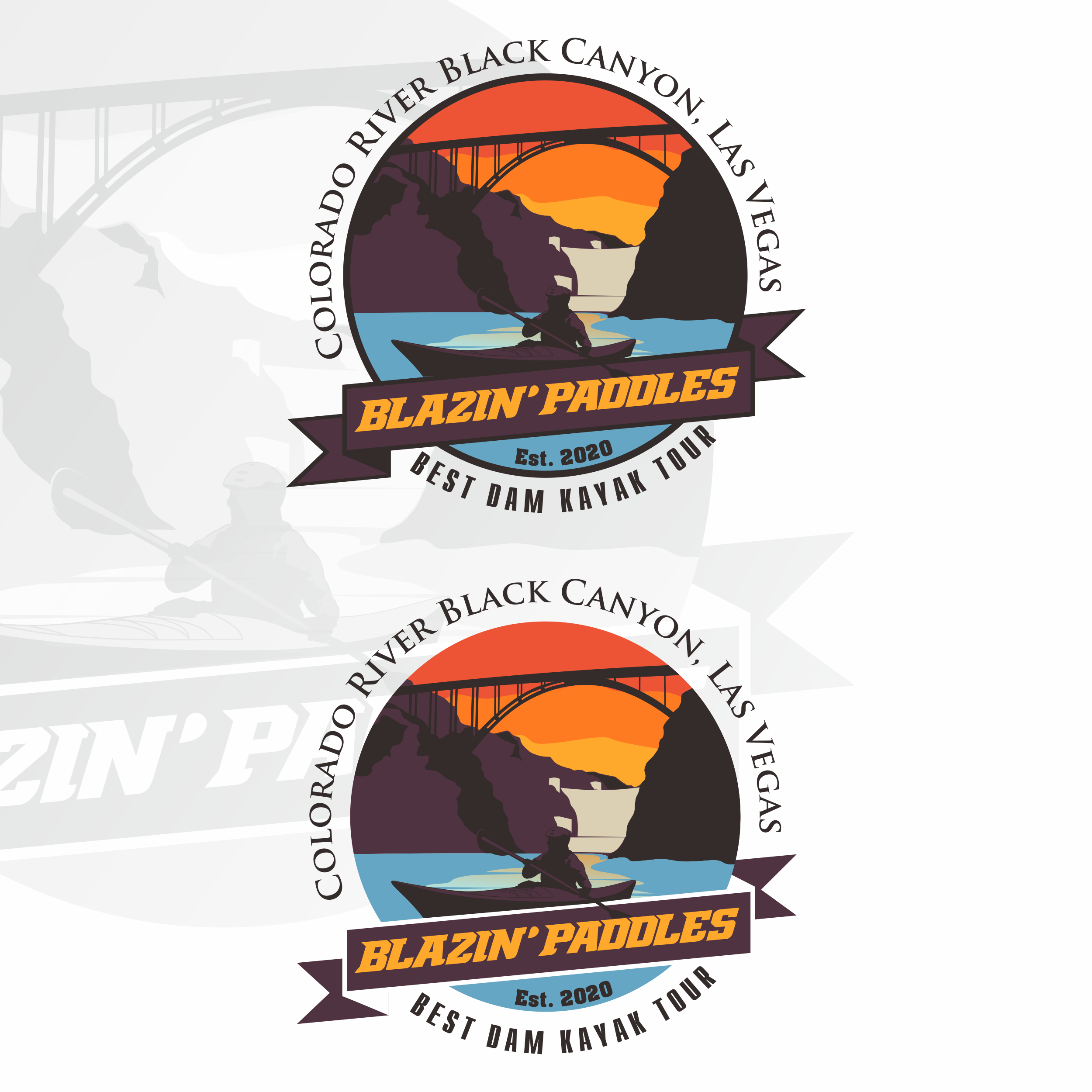 Logo Design by luckdesign for Blazin' Paddles | Design #24802482