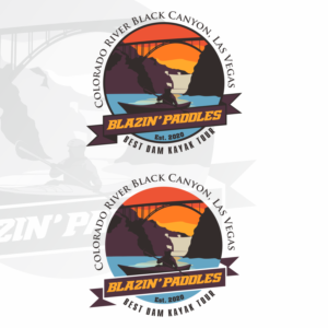 Logo Design by luckdesign for Blazin' Paddles | Design: #24802482