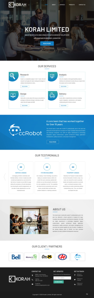 Web Design by pb for this project | Design: #24817532